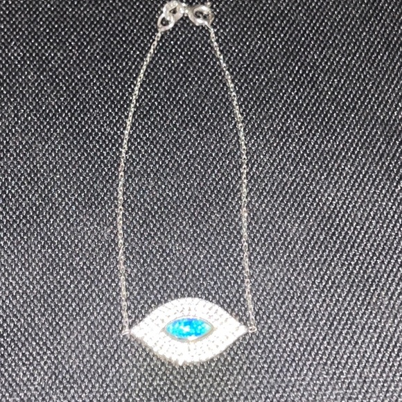 925 sterling silver evil eye bracelet - Picture 4 of 9